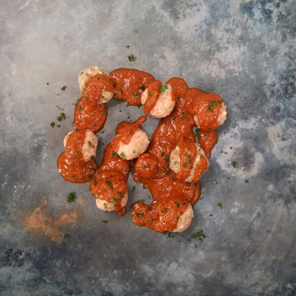MeatBalls In Rustic Tomato Sauce
