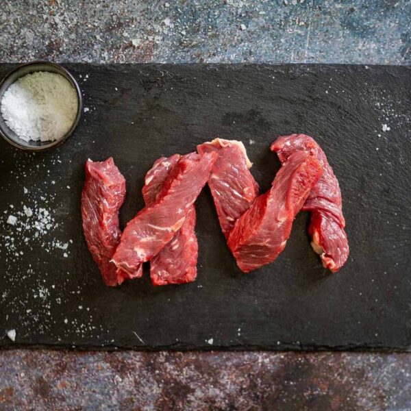 Stir fry steak strips
