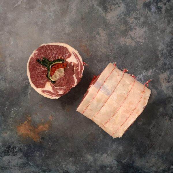 Stuffed Saddle of Lamb