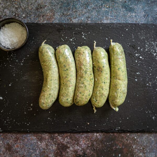 Pork Spinach & Leek Sausages