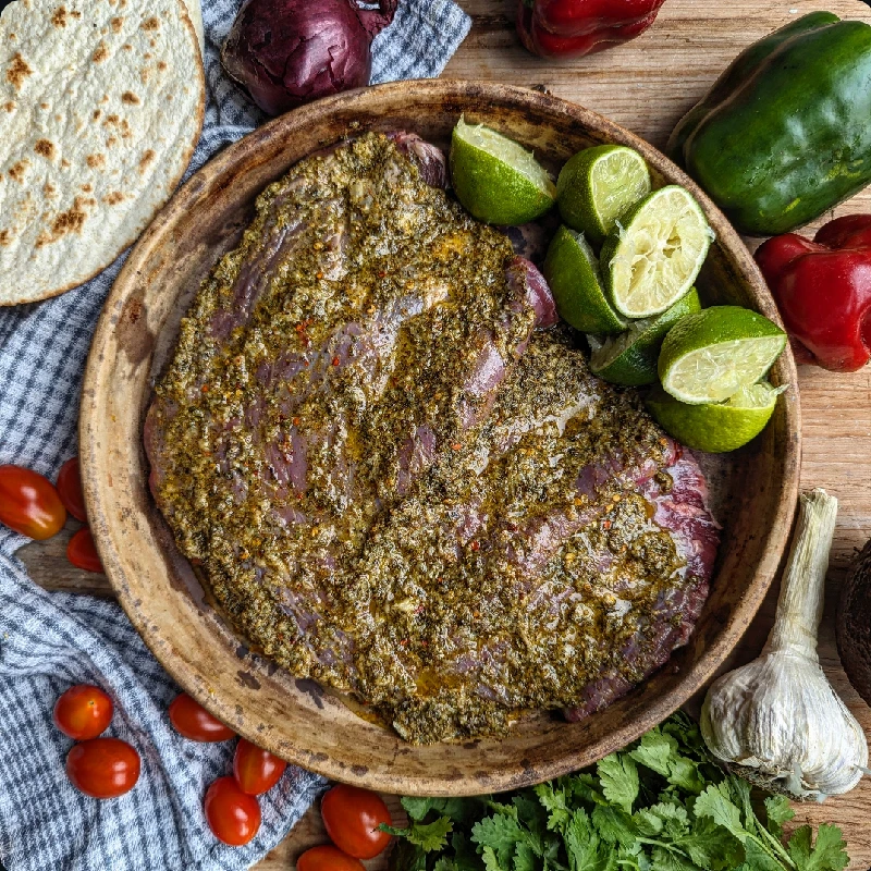 Mexican Bavette Steak Fajitas